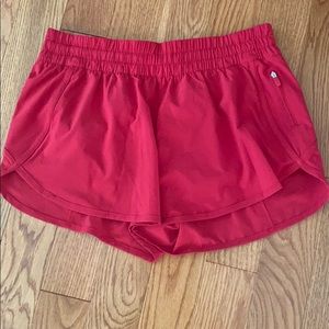 Red Tracker Shorts, fairly new condition